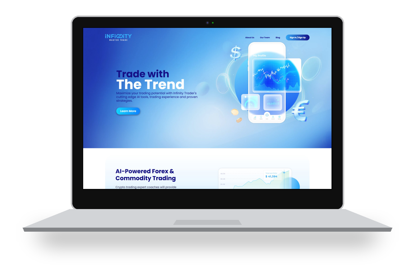 Infinity Master Trade Web Design